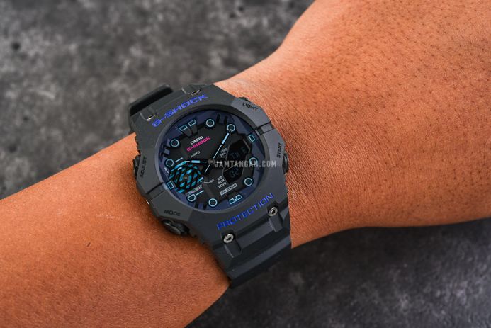 Casio G-Shock GA-B001CBR-1ADR Cyberspace Digital Analog Dial Black Resin Band