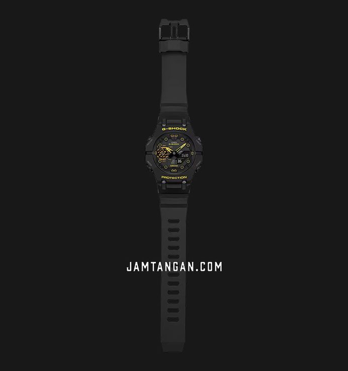 Casio G-Shock GA-B001CY-1ADR Caution Yellow Digital Analog Dial Black Resin Band