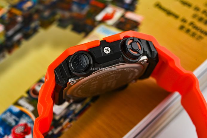 Casio G-Shock GA-B001FL-4AJF Function Logo Series Emergency Orange Resin Band (JDM)