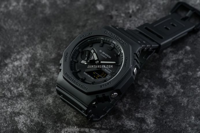 Casio G-Shock Special Color GA-B2100-1A1DR CasiOak Tough Solar Digital Analog Dial Black Resin Band