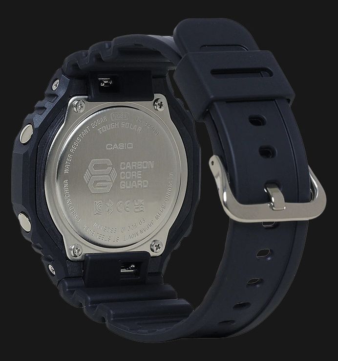 Casio G-Shock GA-B2100-1ADR CasiOak Tough Solar Digital Analog Dial Black Resin Band
