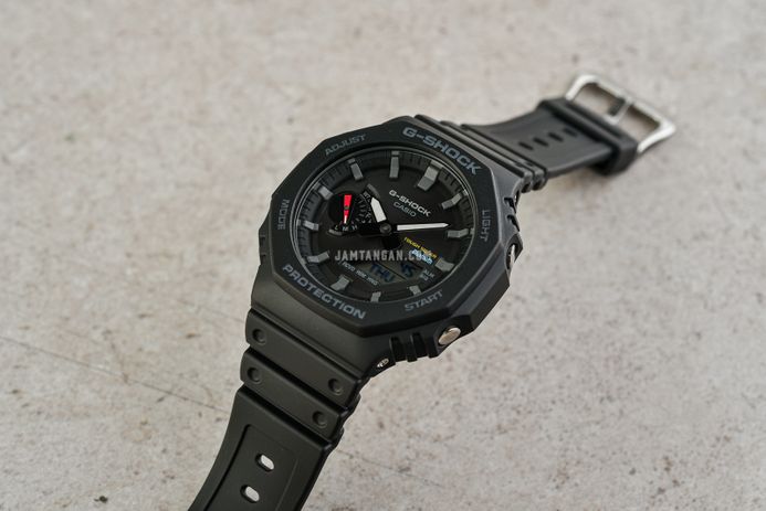 Casio G-Shock GA-B2100-1ADR CasiOak Tough Solar Digital Analog Dial Black Resin Band