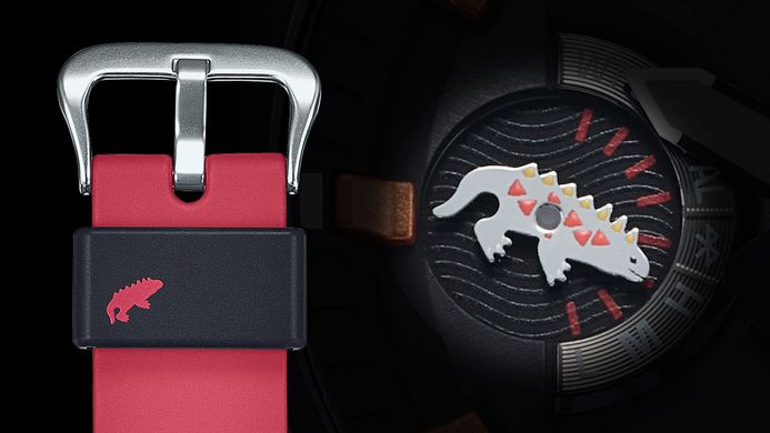Casio G-Shock GA-B2100CD-1A4JR Charles Darwin Foundation For Galapagos Themed Red Resin Band (JDM)