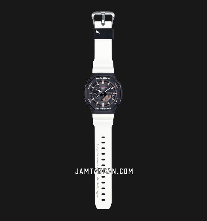 Casio G-Shock GA-B2100CD-1A7JR Charles Darwin Foundation For Galapagos Themed White Resin Band (JDM)