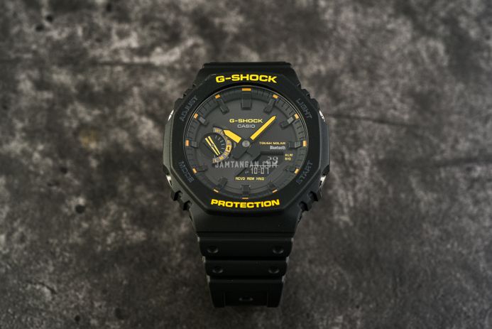Casio G-Shock GA-B2100CY-1A GA-B2100CY-1ADR CasiOak Caution Yellow