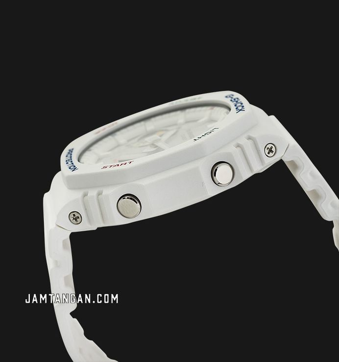 Casio G-Shock GA-B2100FC-7ADR CasiOak Splashes Of Colorful Accents Digital Analog Dial Resin Band