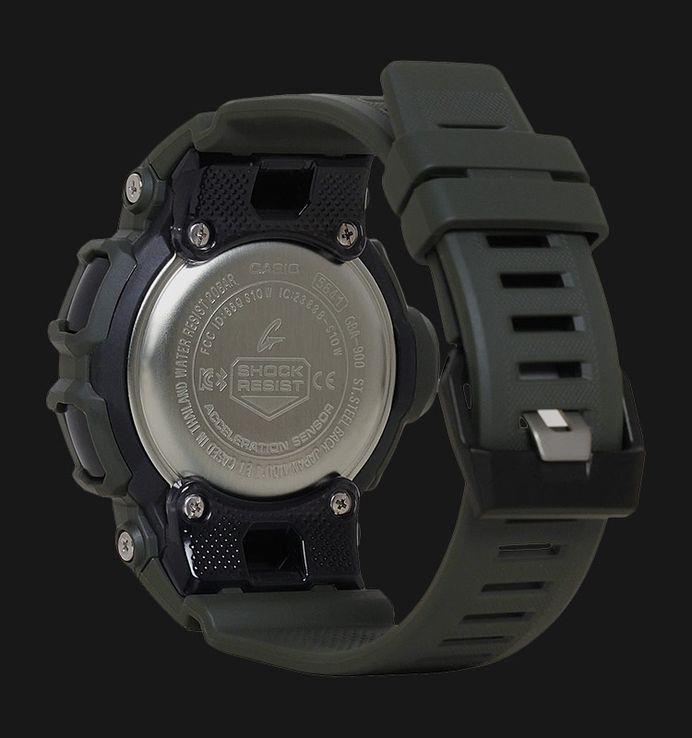 Casio G-Shock GBA-900UU-3ADR G-Squad Digital Analog Dial Dark Green Resin Band