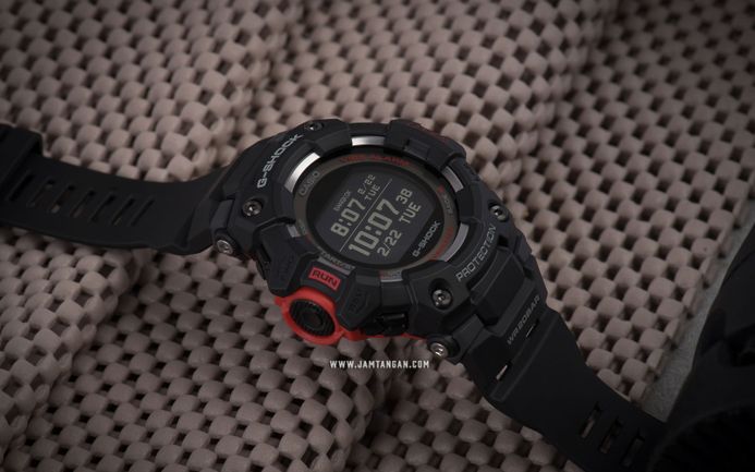 Casio G-Shock GBD-100-1DR G-Squad Men Black Digital Dial Black Resin Band