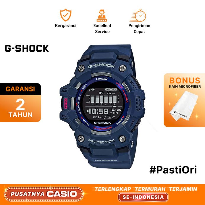 Casio G-Shock G-Squad GBD-100-2 GBD-100-2DR Black Digital Dial