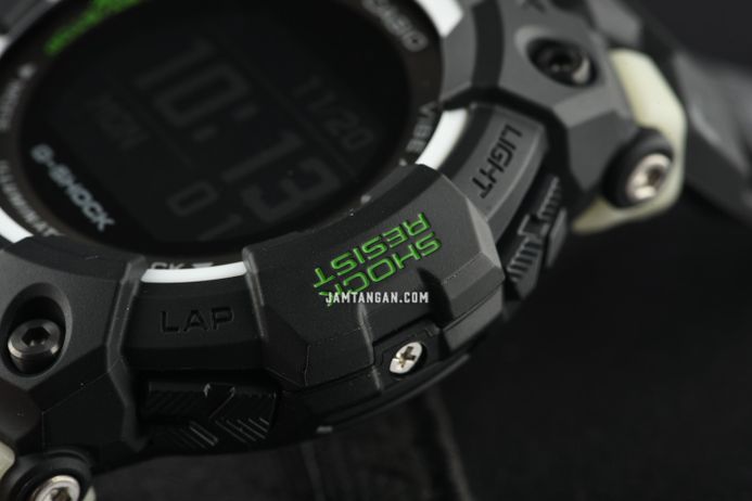 Casio G-Shock GBD-100LM-1DR G-Squad Midnight City Run Digital Dial Black Resin Band
