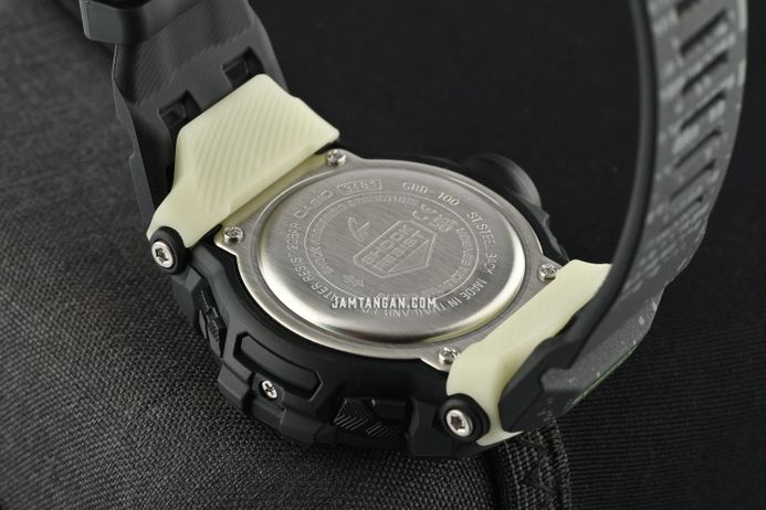 Casio G-Shock GBD-100LM-1DR G-Squad Midnight City Run Digital Dial Black Resin Band