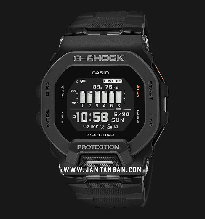 Casio G-Shock GBD-200-1 GBD-200-1DR G-Squad Men Black