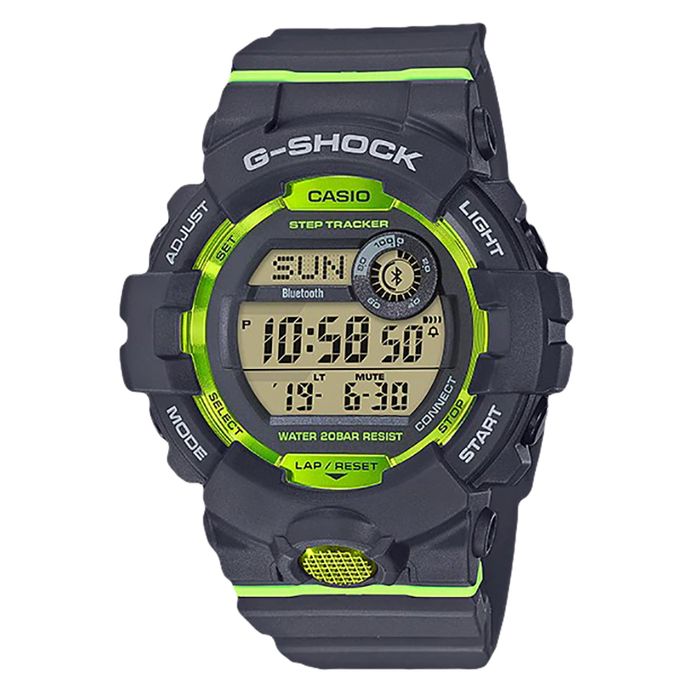 Shock Gbd 800 G Shock Step Tracker Bluetooth App Casio G-Shock GBD-800-8ER  G-Squad Step Tracker Digital Dial Black Resin Band