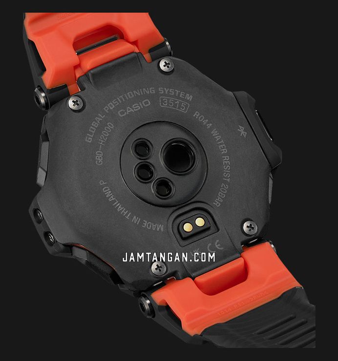 Casio G-Shock GBD-H2000-1ADR G-Squad Tough Solar Black Digital Dial Black Resin Band