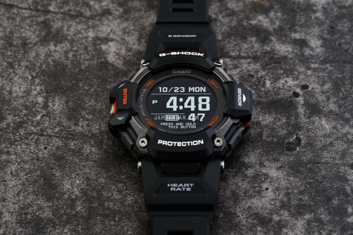 Casio G-Shock GBD-H2000-1ADR G-Squad Tough Solar Black Digital Dial Black Resin Band