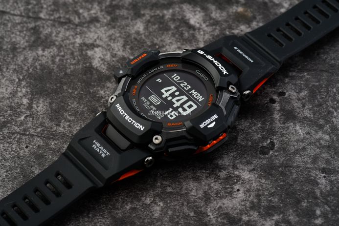 Casio G-Shock GBD-H2000-1ADR G-Squad Tough Solar Black Digital Dial Black Resin Band
