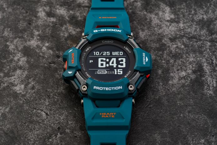 Casio G-Shock GBD-H2000-2DR G-Squad Tough Solar Black Digital Dial Blue Resin Band