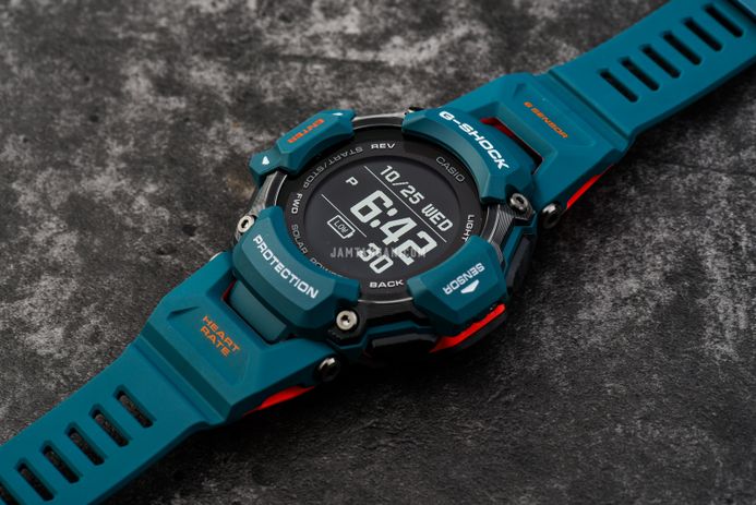 Casio G-Shock GBD-H2000-2DR G-Squad Tough Solar Black Digital Dial Blue Resin Band