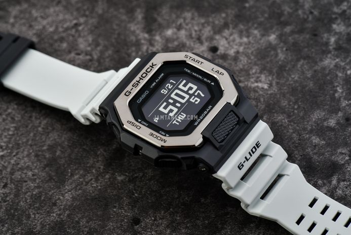 Casio G-Shock GBX-100TT-8DR G-Lide Men Digital Dial Grey Resin Band