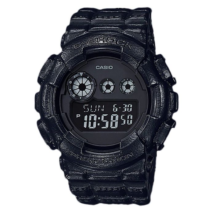 Casio G-Shock GD-120BT-1 GD-120BT-1DR Digital Dial Black Resin 