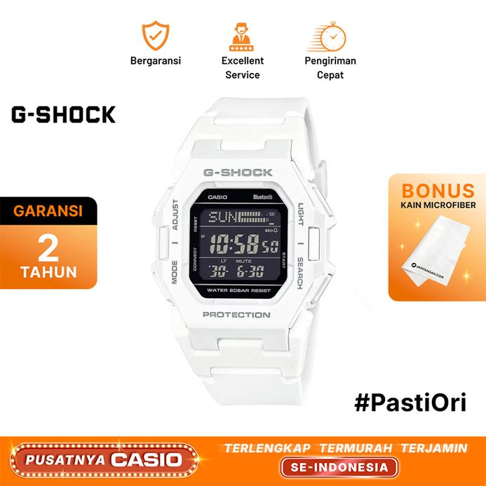 Casio G-Shock GD-B500-7 GD-B500-7DR Compact Digital Dial White