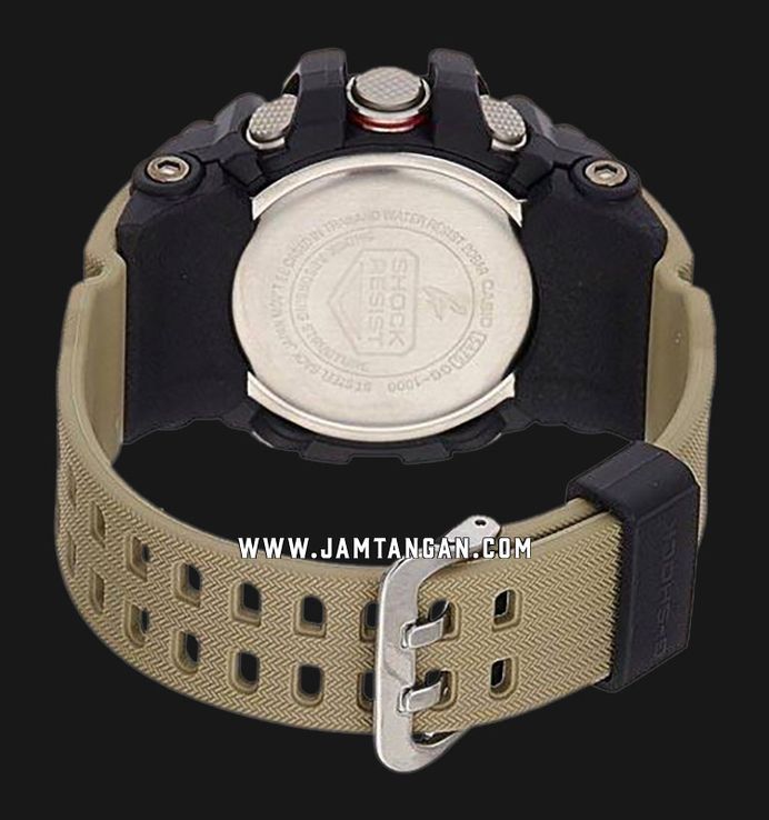 Casio G-Shock Mudmaster GG-1000-1A5DR Master Of G-Land Digital Analog Dial Brown Resin Band