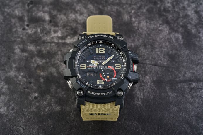 Casio G-Shock Mudmaster GG-1000-1A5DR Master Of G-Land Digital Analog Dial Brown Resin Band