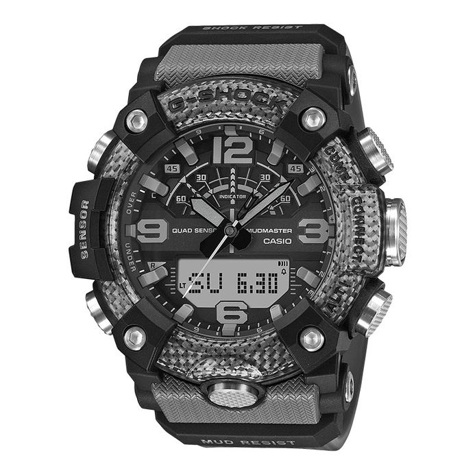 Casio G-Shock Mudmaster GG-B100-8ADR G-Land Carbon Core Guard Grey Resin  Band