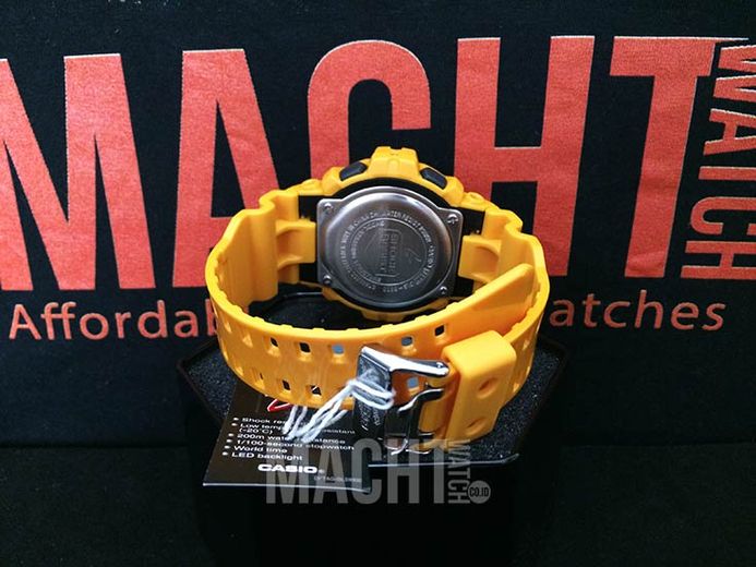 Casio G-Shock G-LIDE GLS-8900-2DR Black Digital Dial Yellow
