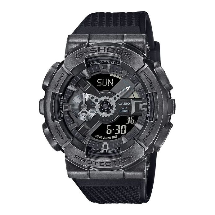 Casio G-Shock GM-110VB-1AJR Steam Punk Series Digital Analog Dial Black  Resin Band (JDM)