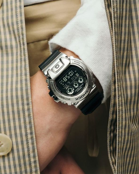 Casio G-Shock GM-6900-1 GM-6900-1DR Metal Cover 25th