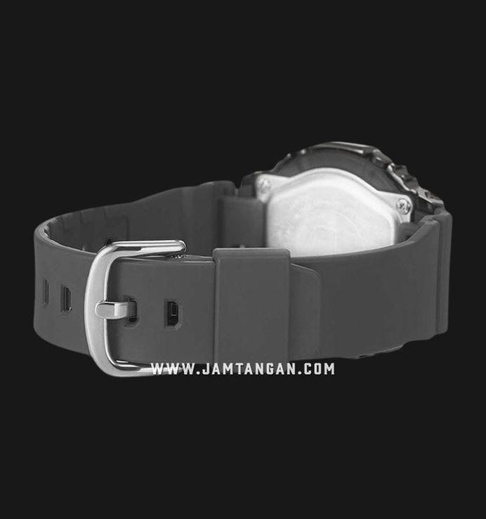 Casio G-Shock X ITZY Metal Covered GM-S2100B-8ADR CasiOak Digital Analog Dial Dark Grey Resin Band