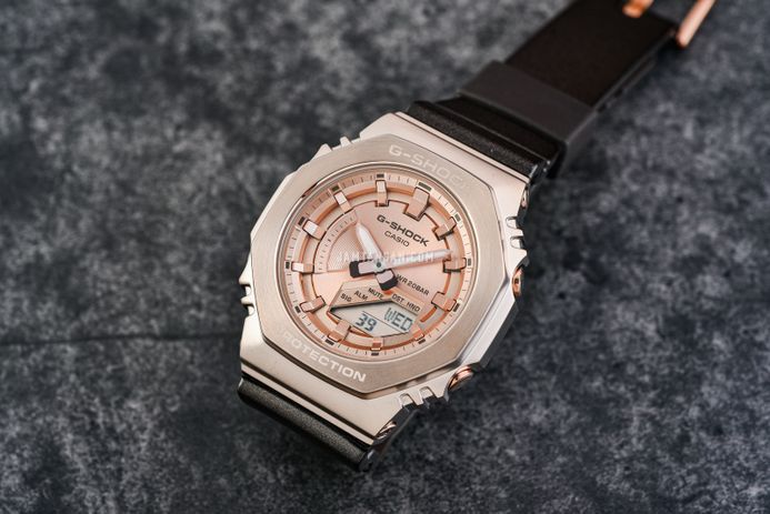 Casio G-Shock GM-S2100CB-5ADR CasiOak Luxurious Journey Digital Analog Dial Brown Resin Band