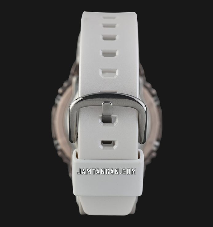 Casio G-Shock GM-S2100CW-7ADR CasiOak Luxurious Journey Digital Analog Dial White Resin Band