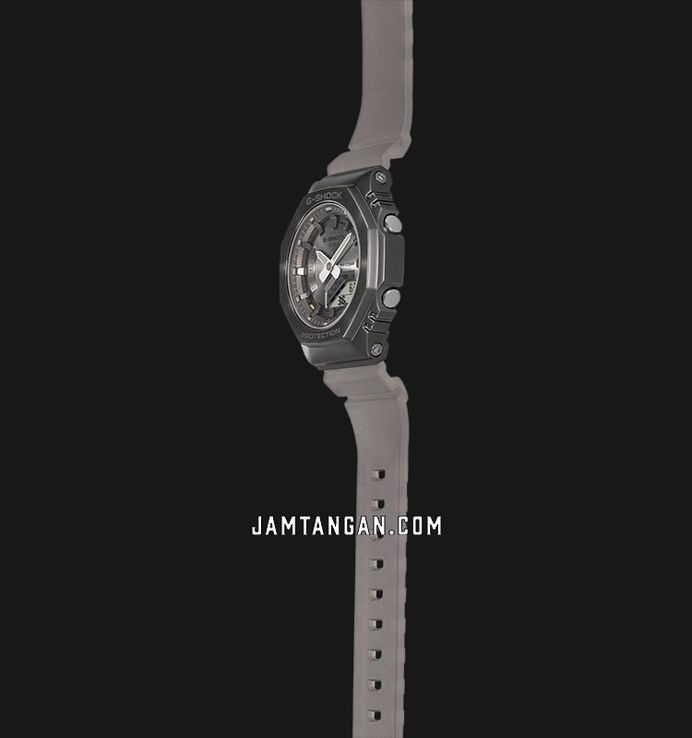 Casio G-Shock Women GM-S2100MF-1ADR CasiOak Midnight Fog Series Digital Analog Dial Grey Resin Band