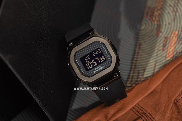 Casio G-Shock GM-S5600SB-1 GM-S5600SB-1DR Square Metal Covered
