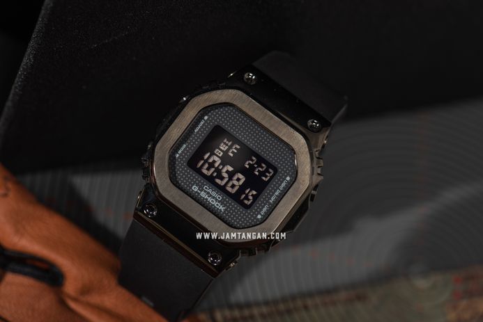 Casio G-Shock GM-S5600SB-1 GM-S5600SB-1DR Square Metal Covered