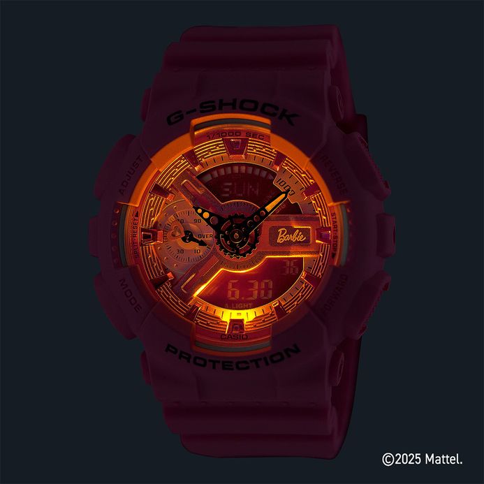 Casio G-Shock GMA-S110BE-4A GMA-S110BE-4AJR Barbie Digital Analog