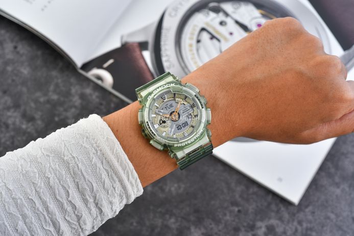 Casio G-Shock GMA-S110GS-3A GMA-S110GS-3ADR Skeleton S