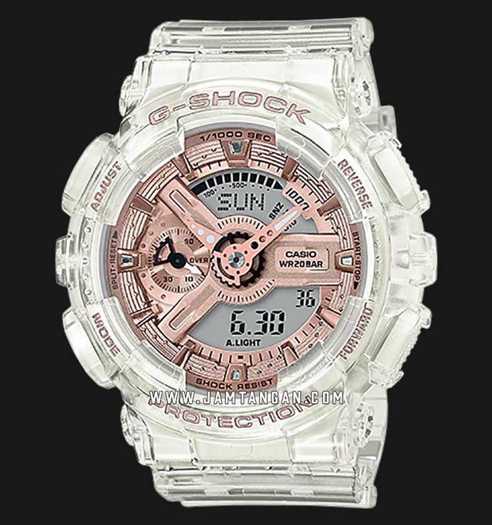Casio G-Shock GMA-S110SR-7A GMA-S110SR-7ADR Ladies Rose Gold
