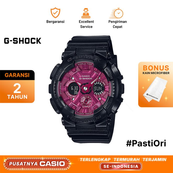 Casio G-Shock GMA-S120RB-1A GMA-S120RB-1ADR Red And Black