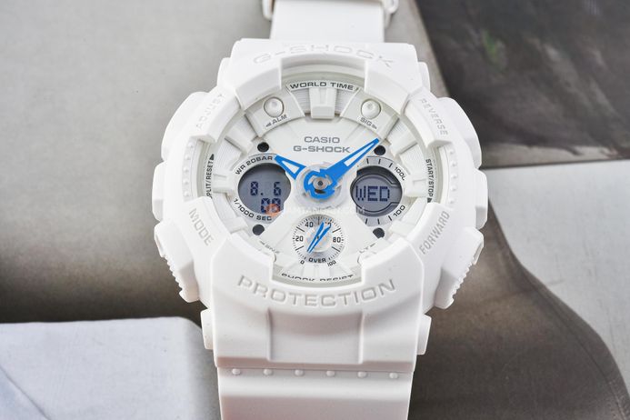 Casio G-Shock GMA-S120SA-7A2 GMA-S120SA-7A2JF All White Digital