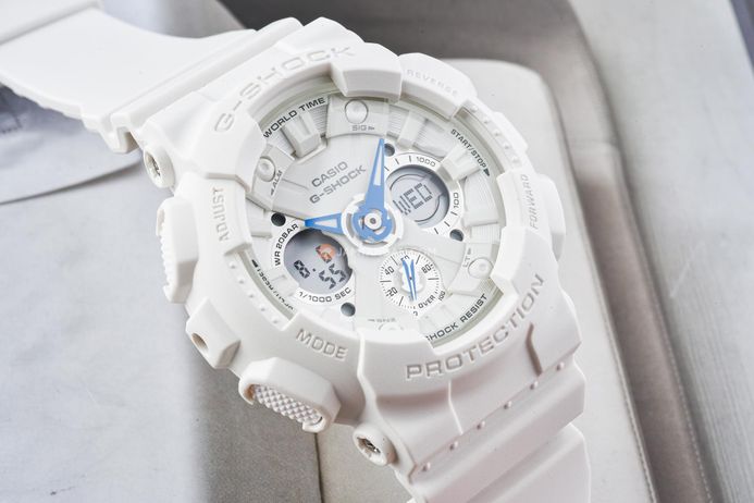Casio G-Shock GMA-S120SA-7A2 GMA-S120SA-7A2JF All White Digital