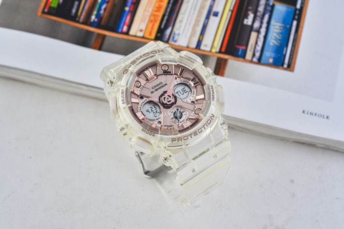 Casio G-Shock GMA-S120SR-7A GMA-S120SR-7ADR Transparent X Rose