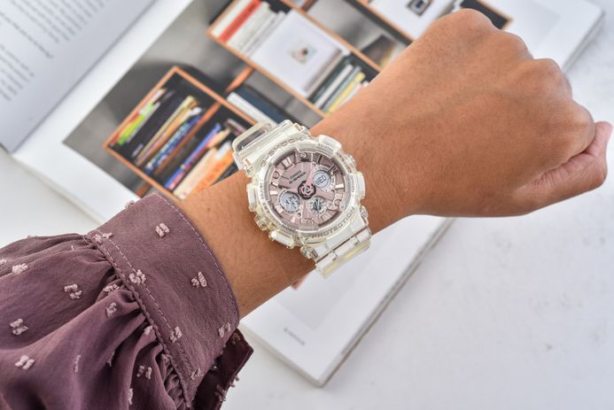 Casio G-Shock GMA-S120SR-7A GMA-S120SR-7ADR Transparent X Rose