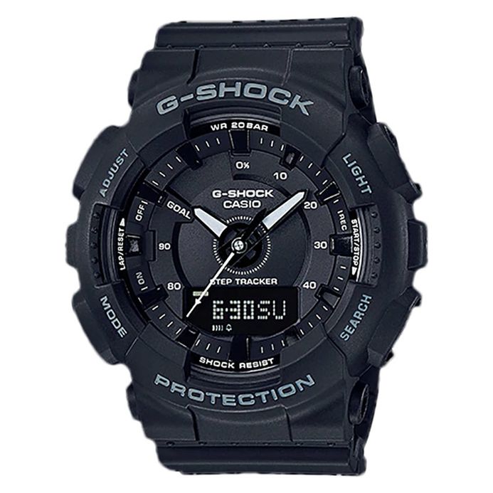 Casio G-Shock S Series GMA-S130-1AER Step Tracker Digital Analog