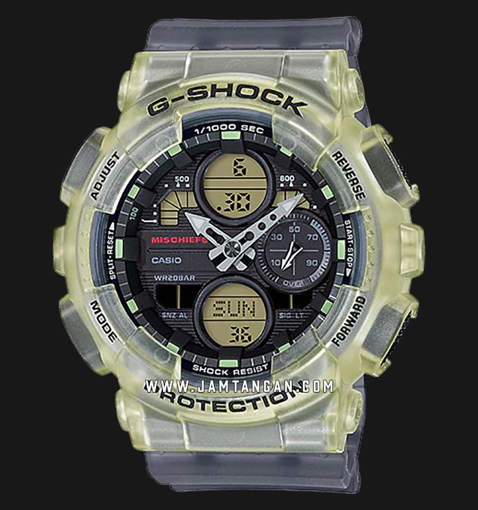 美品 希少 カシオ Gショック GMA-S140MC MISCHIEF コラボ GMAS140MC-1A | White Analog-Digital Men's Watch - G-SHOCK