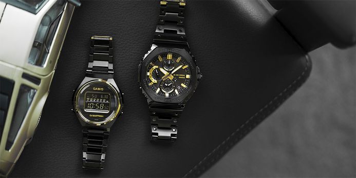 Casio G-Shock GMC-B2100ZE-1AJR 50th Anniversary Zero To One Black Stainless Steel Band (JDM)