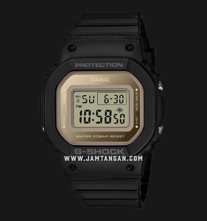 Casio G-Shock GMD-S5600-1DR Ladies Digital Dial Black Resin Band