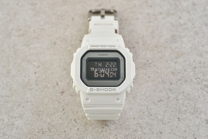 Casio G-Shock GMD-S5600-7DR Ladies Digital Dial White Resin Band